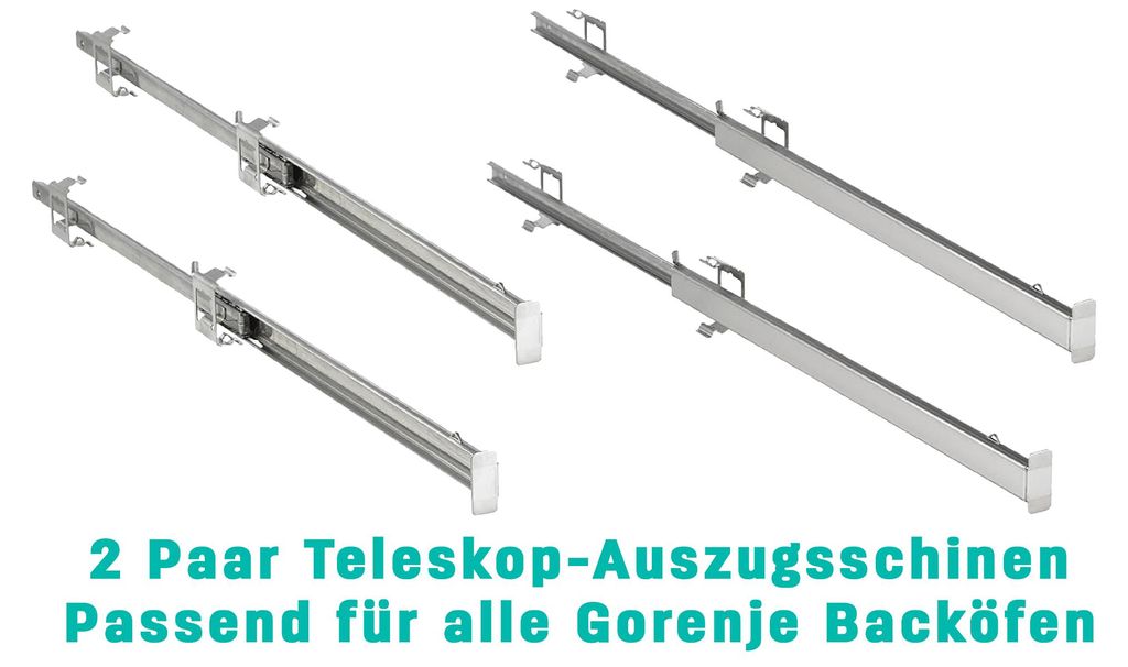 Gorenje Teleskopauszug 2 Paar 863768 für alle Gorenje Backöfen Herde