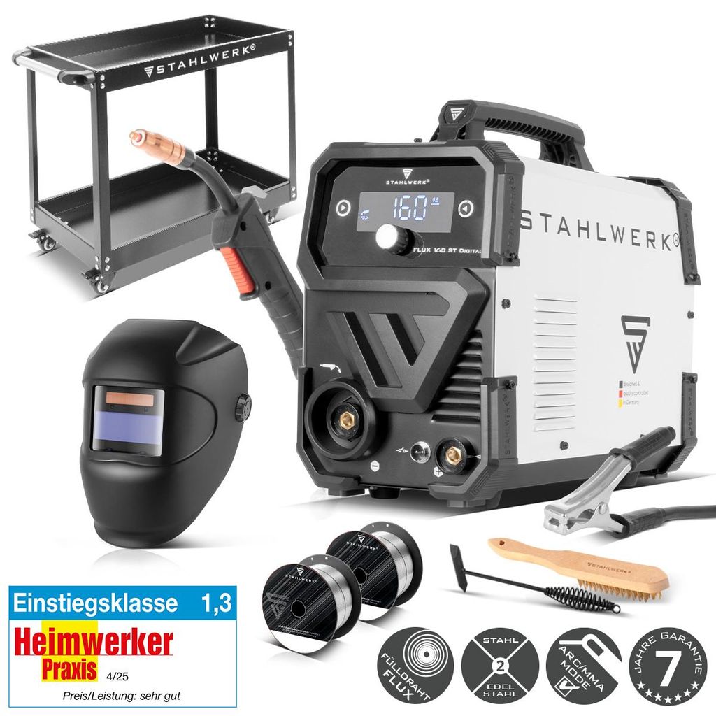 STAHLWERK Schweißgerät FLUX 160 ST Digital – Produktbild 