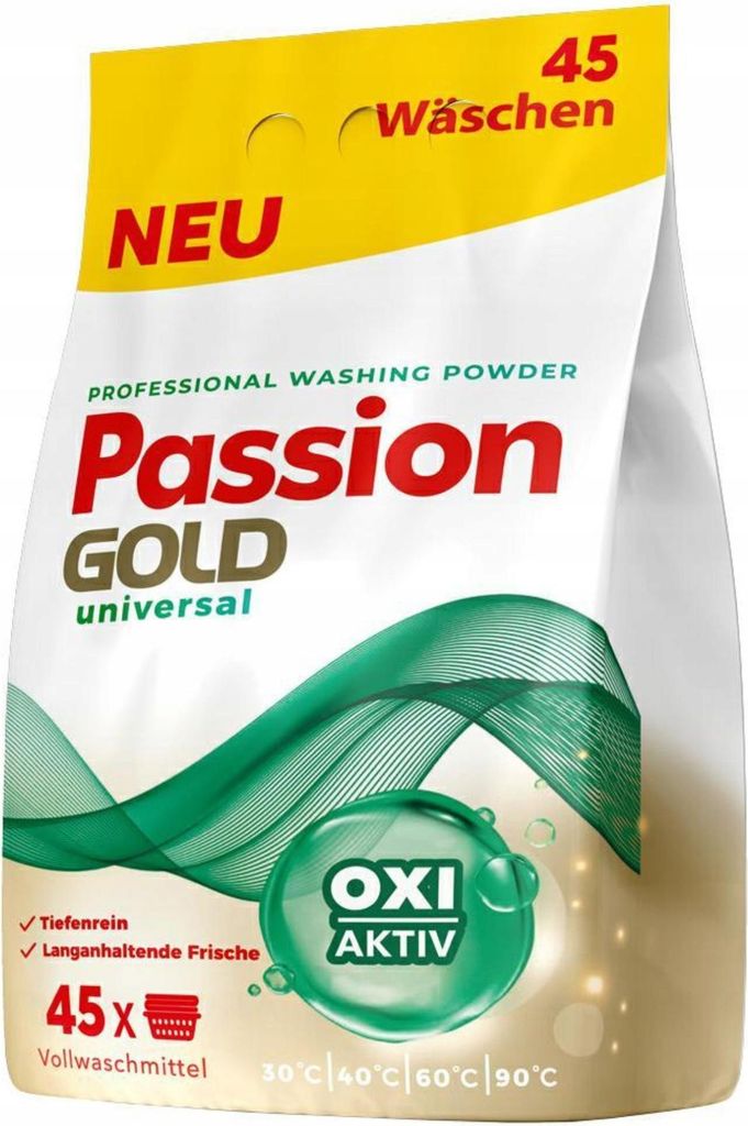 Passion Gold Proszek uniwersalny, 2,7 kg Zdjęcie produktu 