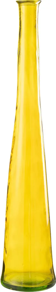 Vase Noah Jaune Moyen en Verre - Décoration de Table pour Mariage et Fêtes