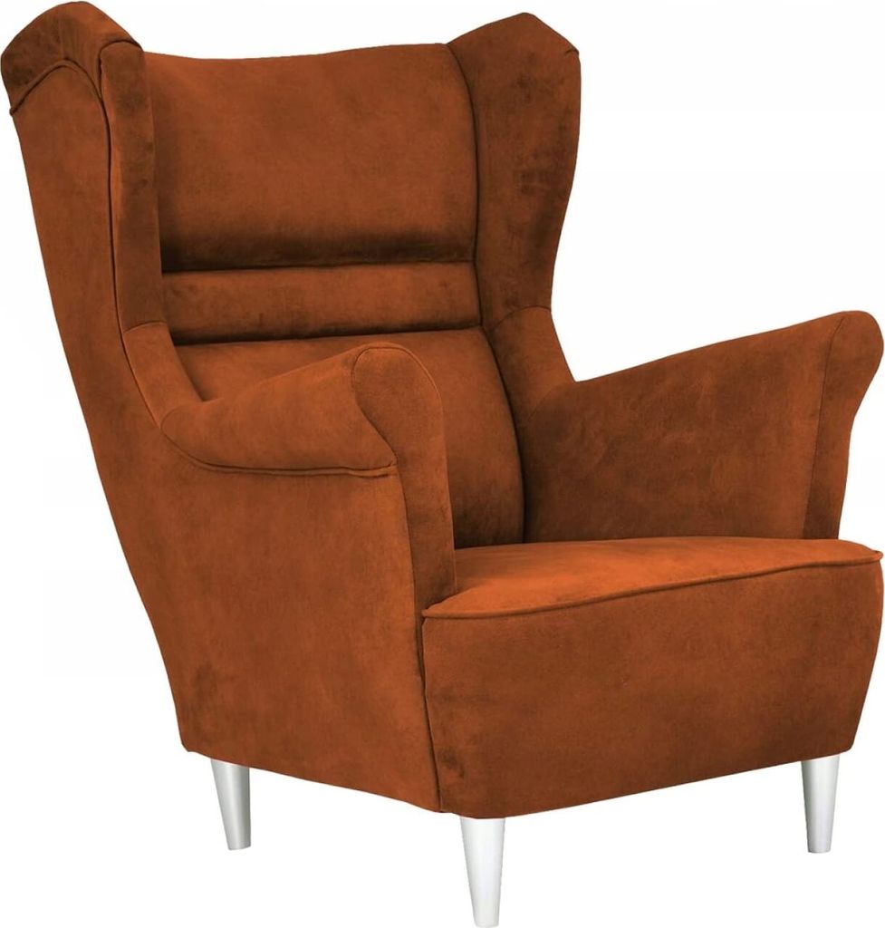 Family Meble Ohrensessel Zoja Relaxsessel Skandinavisch Bequemer Sessel Loungesessel Fernsehsessel Für Wohnzimmer Schlafzimmer Büro (AURA 07)