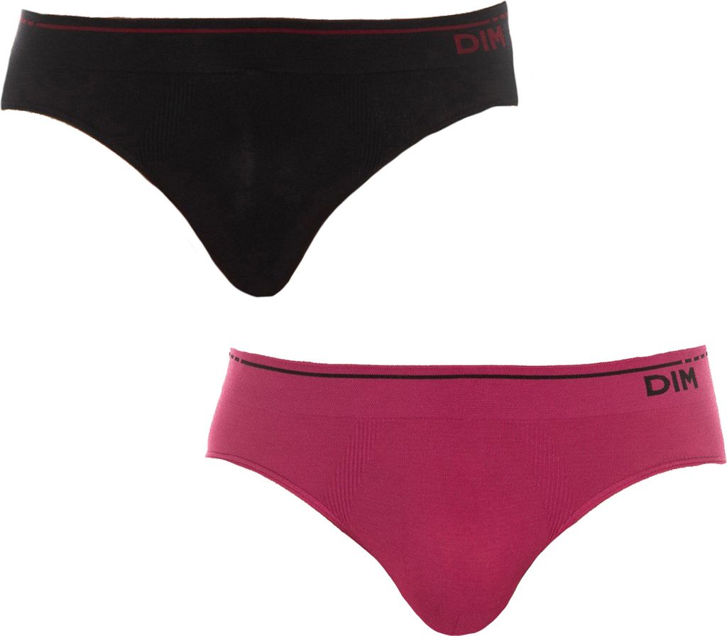 DIM Pack-2 Slips Unno Basic nahtlos D05HE Mann bietet gute Mobilität und Komfort