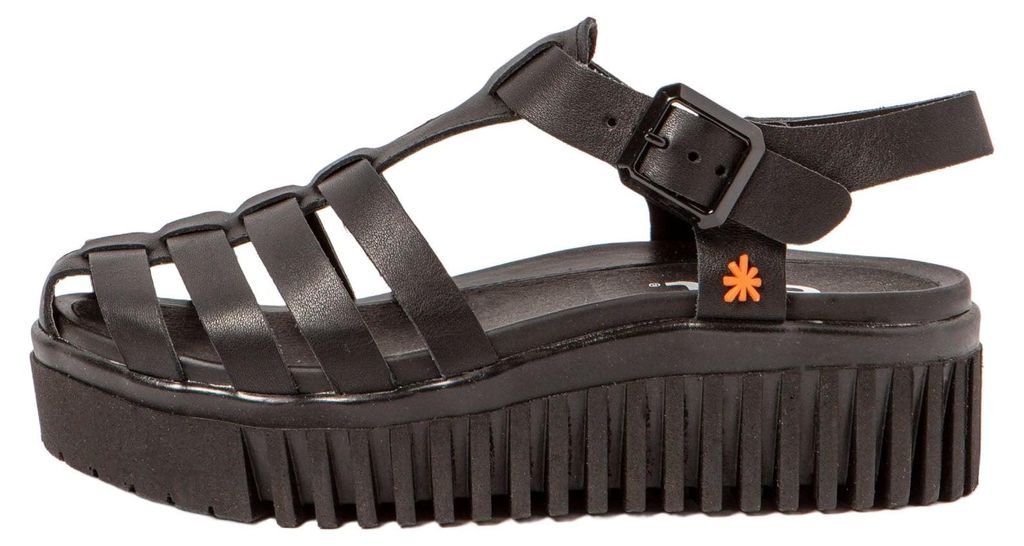 Art Keilsandalen Damen 1575 NAPPA BLACK/BRIGHTON Farbe Produktbild 