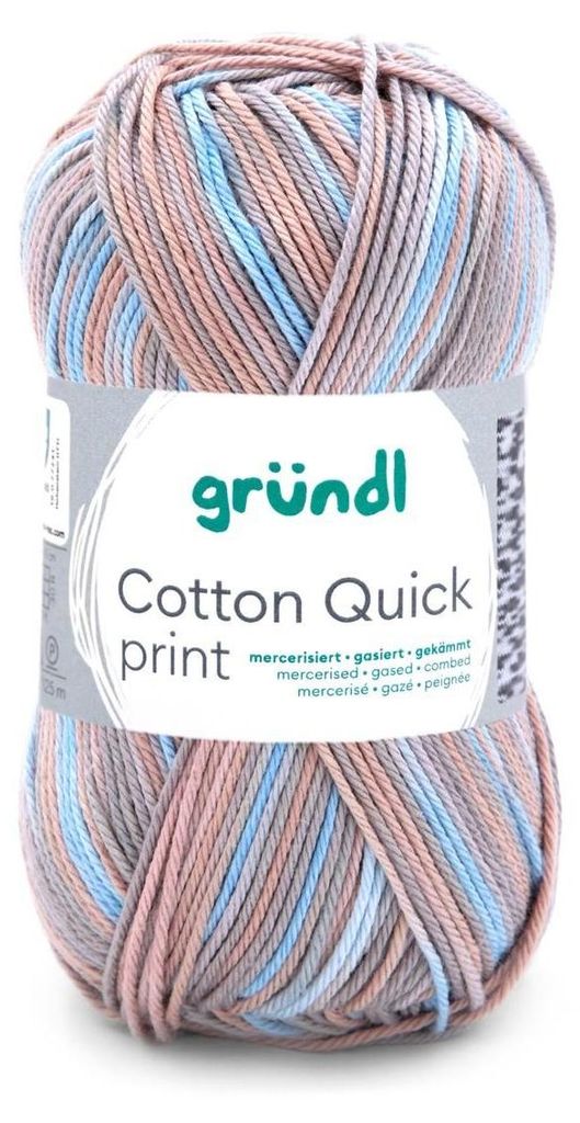 Gründl Baumwolle quick print,50g/125m,100% Produktbild 