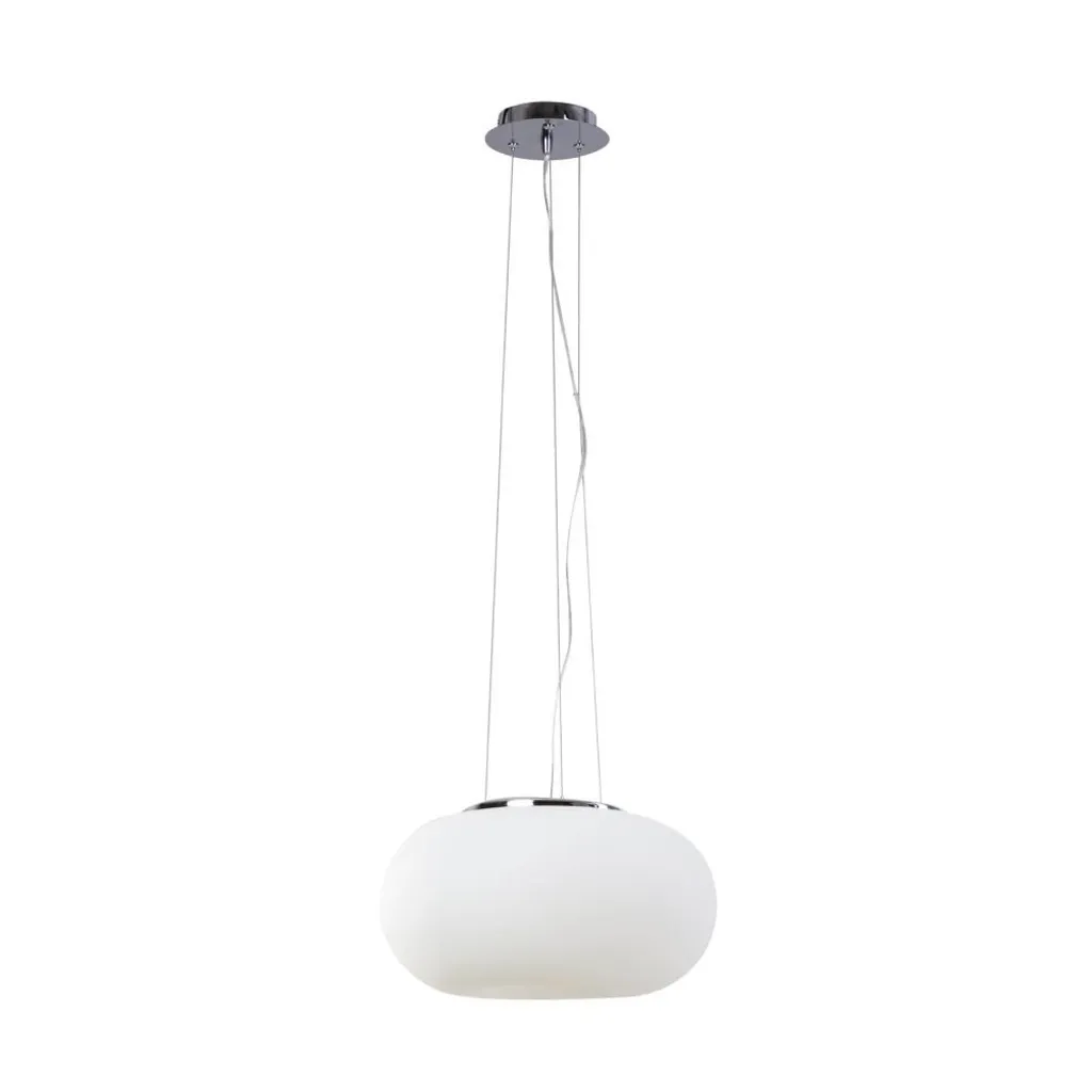 INEZ Lampada a sospensione RLD93023-3A Zuma Line: Eleganza in Vetro Bianco