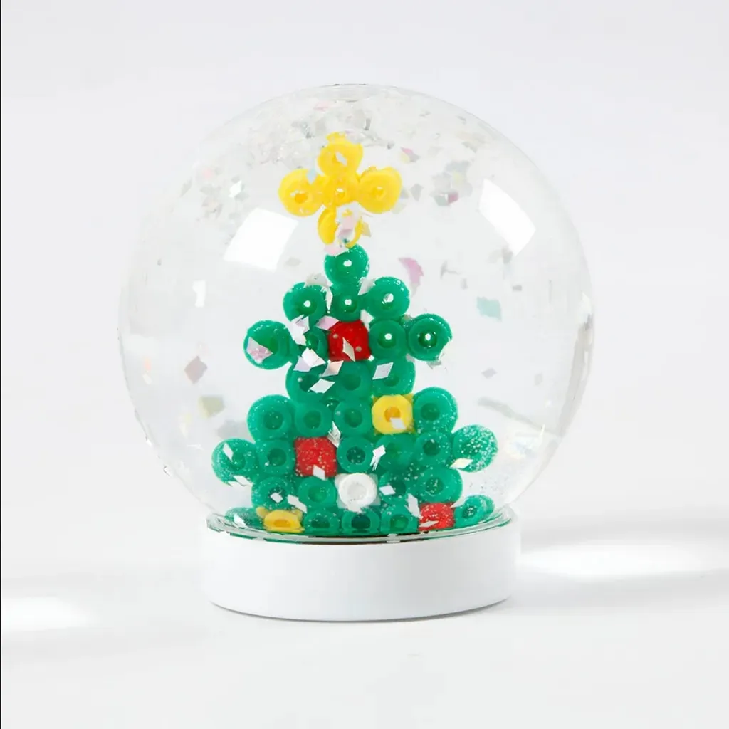 Boule à neige DIY 8 cm Transparente - Support Créatif Noël CCHOBBY - 4