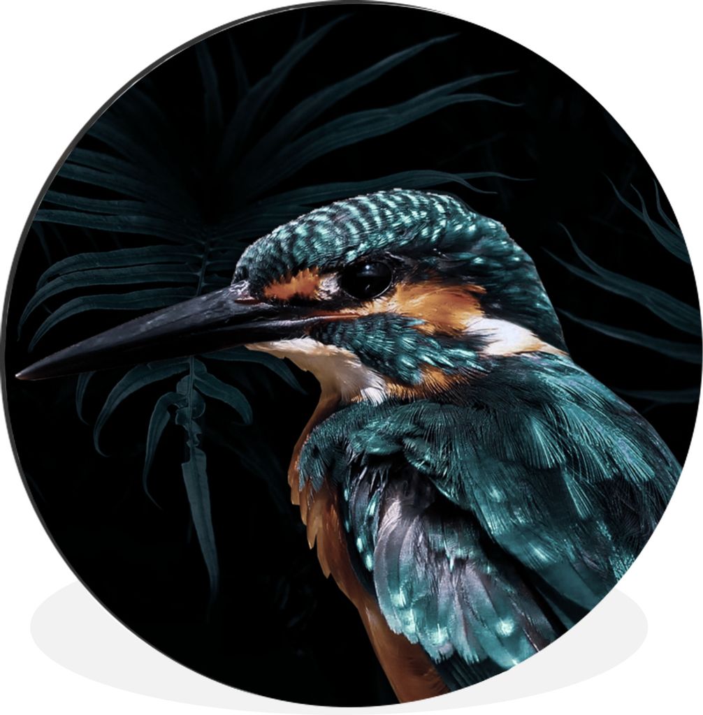 MuchoWow - Mauerkreis - Wandbilder - Runde Bild - Bild aus Aluminium - Schlafzimmer - Wohnzimmerdekoration - Wand Dekoration