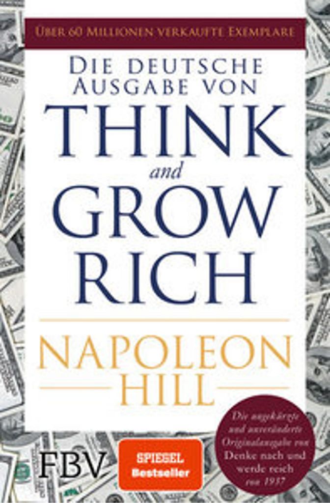 A book cover with a background of US dollar bills.