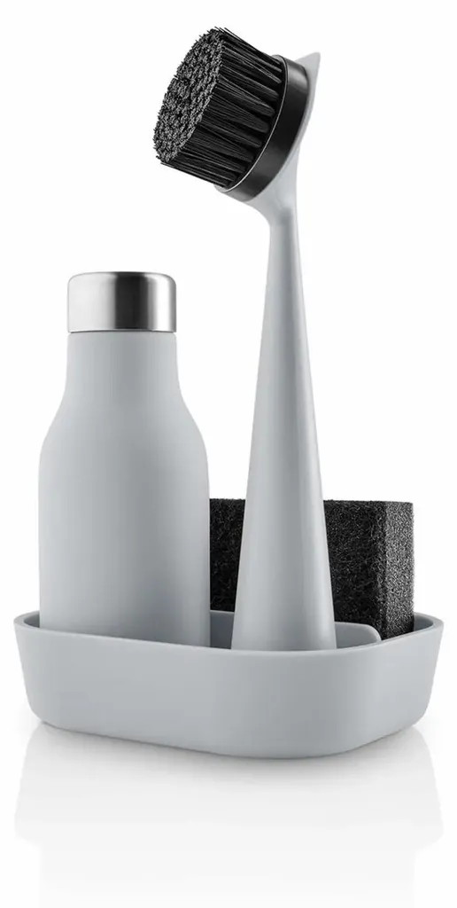 Set d'Ustensiles de Cuisine Eva Solo Marble Grey avec Support Design