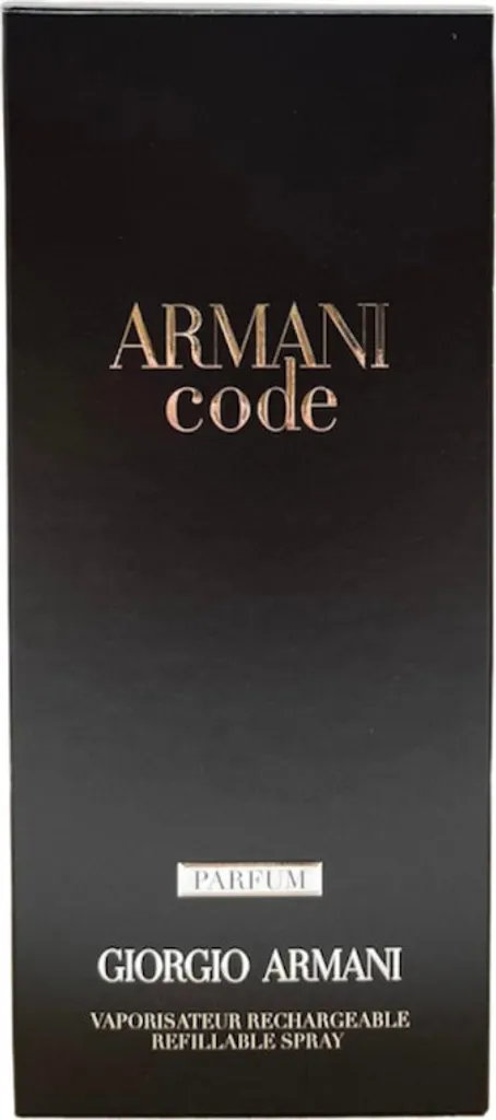 Parfum Homme Armani Code Le Parfum 75 ml Flacon Rechargeable de Luxe