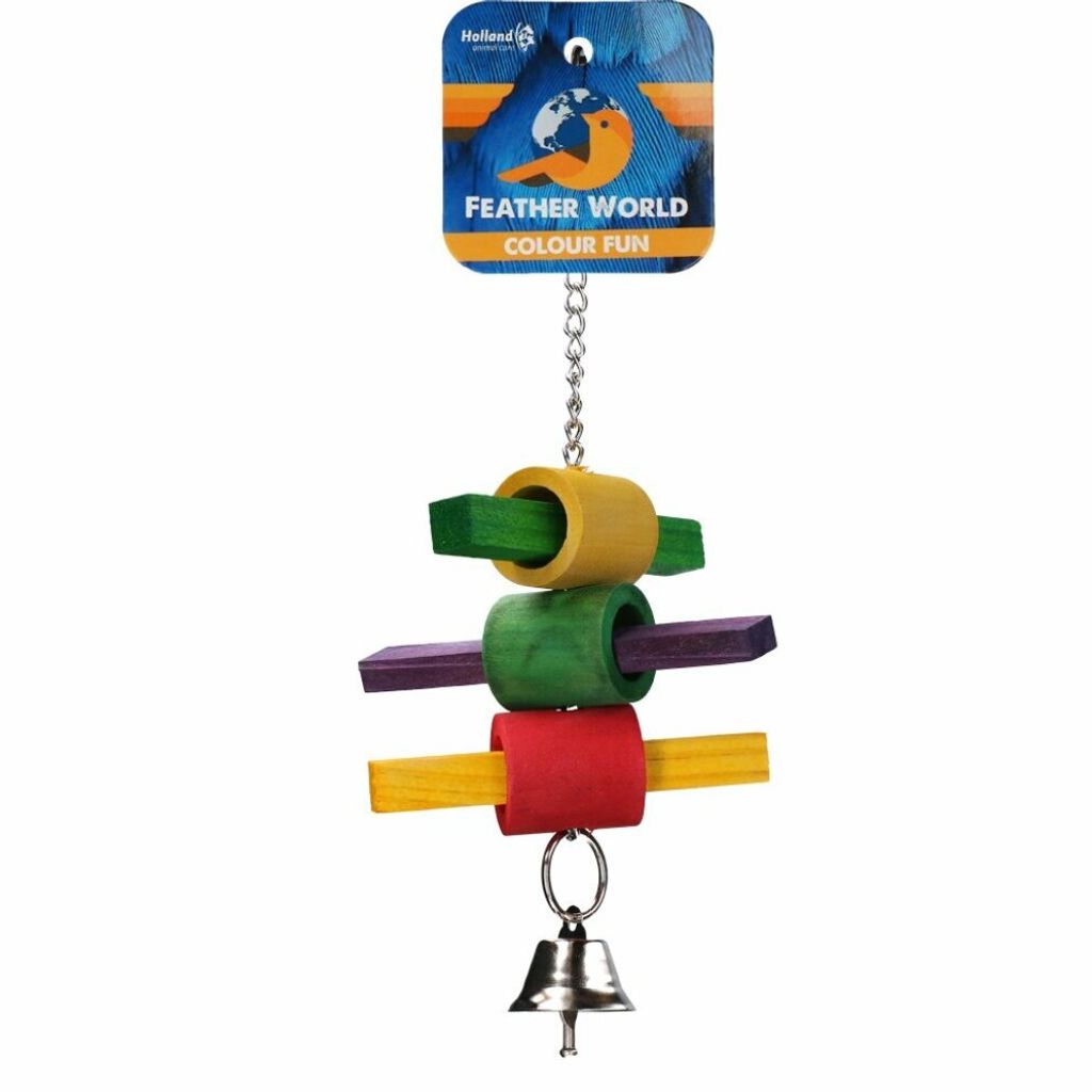 Feather World Vogelspielzeug Colour fun
