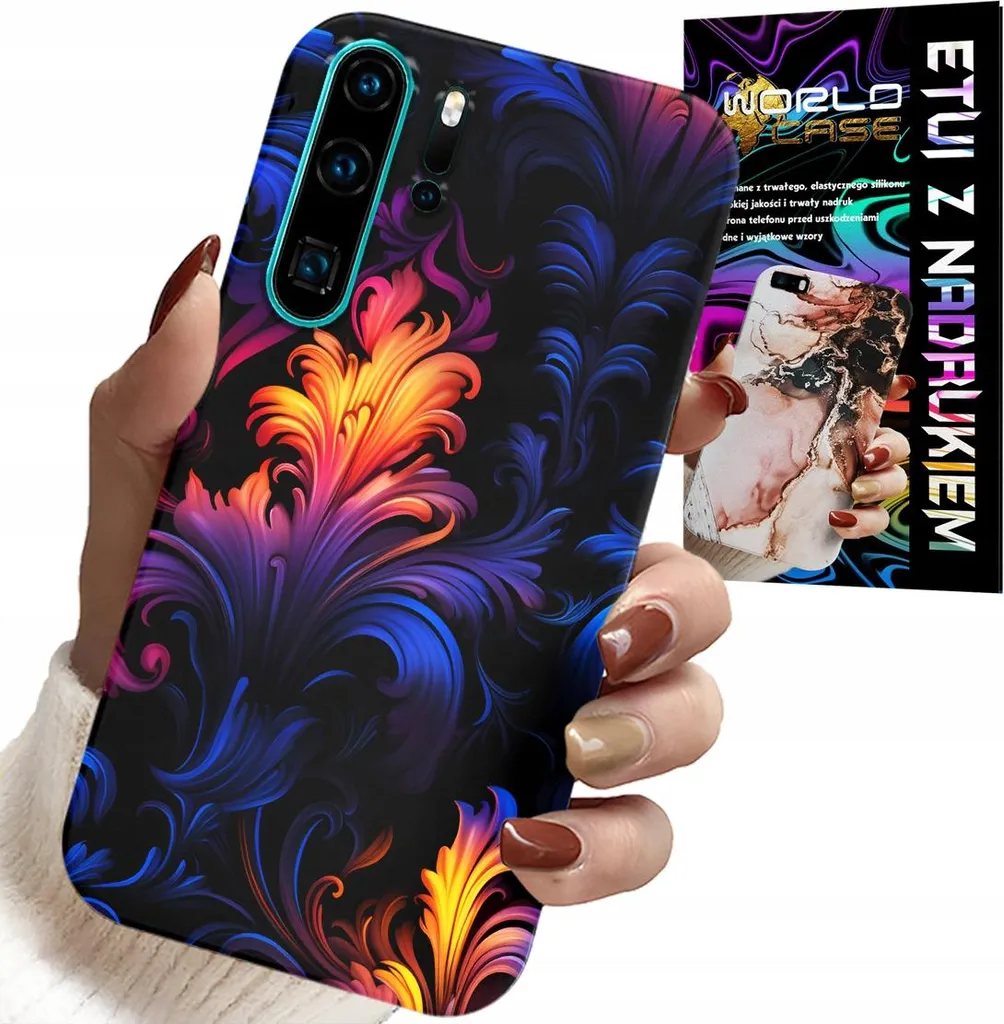 Custodia Per Huawei P30 Pro - Motivi Astratti A Colori + Pellicola