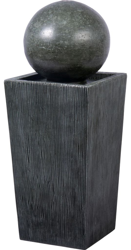 Gartenbrunnen Apollon L30xB30xH78,5 cm cm mit LEDs und Produktbild 