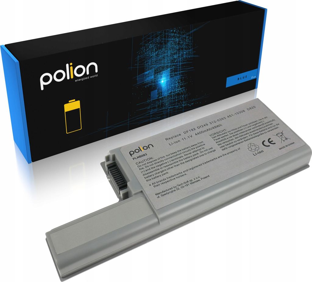 POLION baterie pro notebook DELL 4400mAh 11,1V Li-Ion Obrázek produktu 