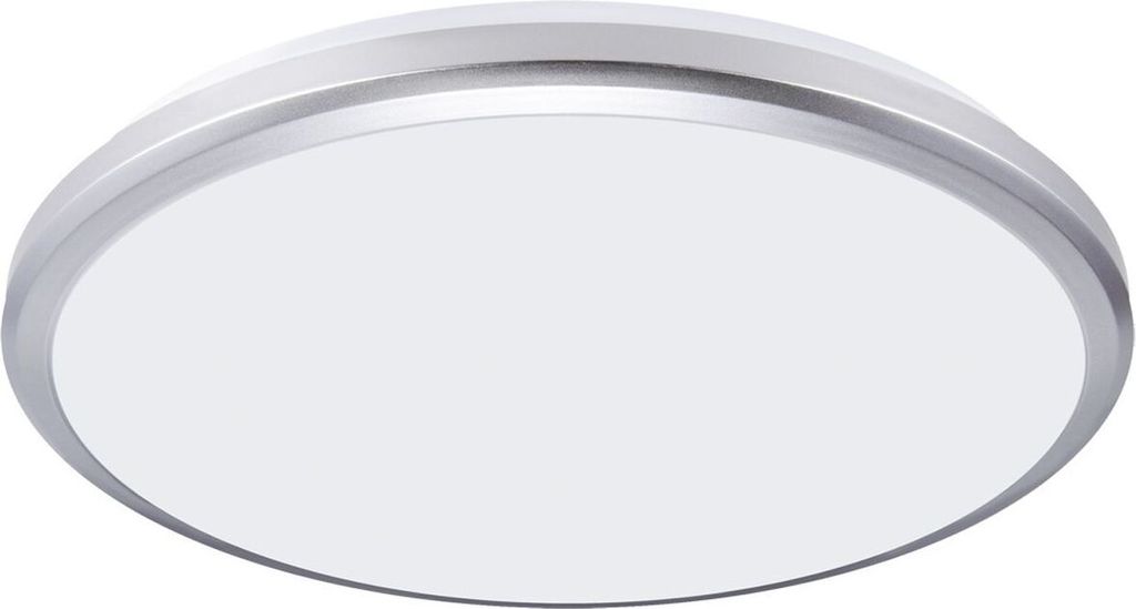 Außenlampe LED rund D: 31,5 cm IP54 in Silber Weiß 4200 K Produktbild 
