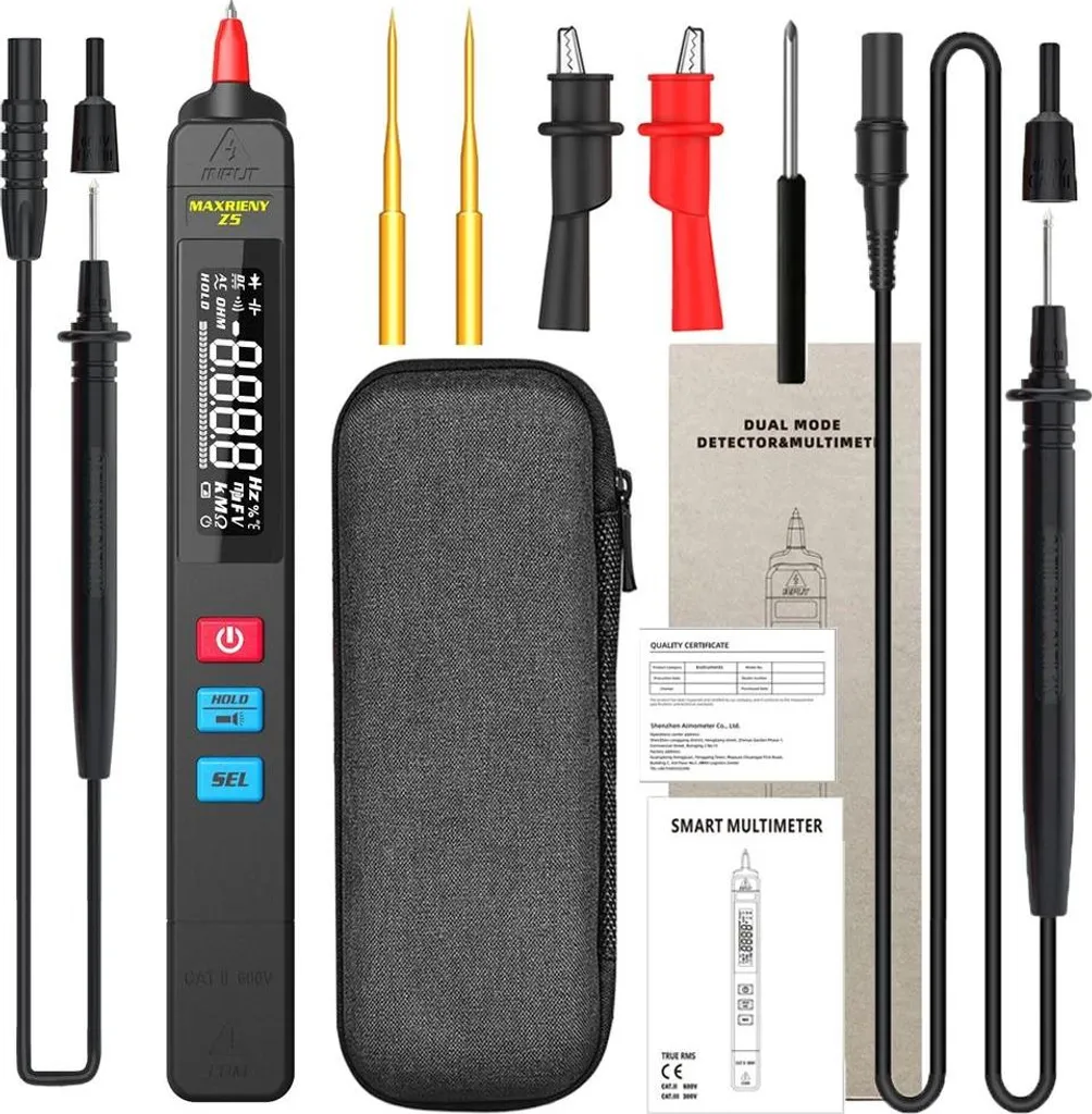 Multimètre numérique design compact Z5 avec kit de mesure polyvalent