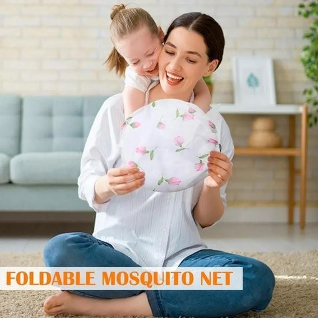 Moustiquaire de lit pliable 210 x 80 cm - Protection anti-insectes Pop-Up