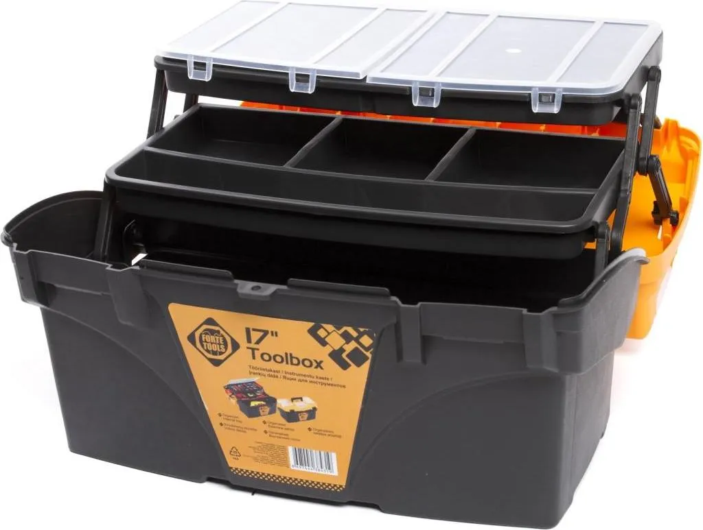 Caisse à Outils Professionnelle Mano Premium 43cm - Rangement Multi-usage