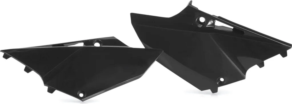 Plaques porte-numéro Acerbis noires incassables et flexibles en ABS