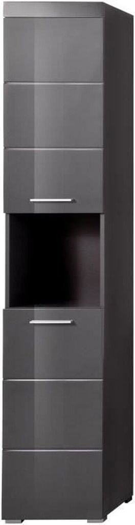 trendteam Armoire haute Amanda Gris mélaminé/gris agave Image du produit 