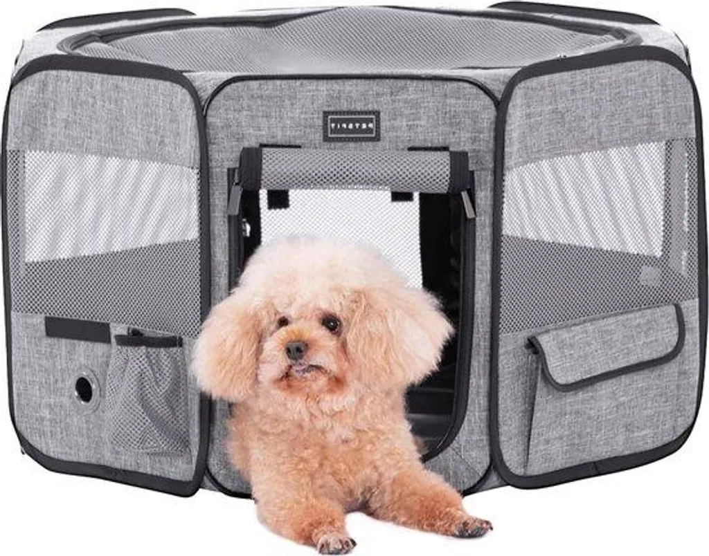 Transportez votre chien sans encombre - Cage pliable acier anti-stress