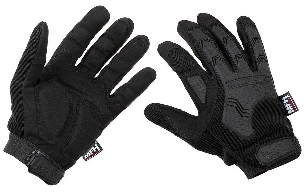 Tactical Outdoor Handschuhe, "Attack", schwarz M Produktbild 