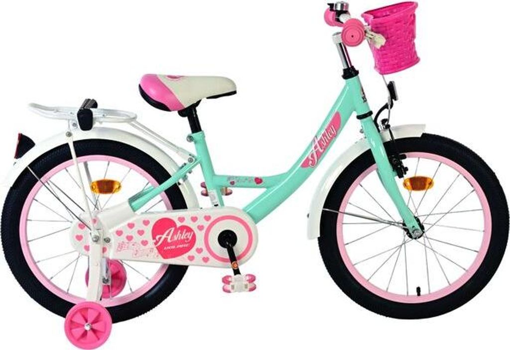 Volare Ashley Kinderfahrrad – Mädchen – 18 Zoll – Grün