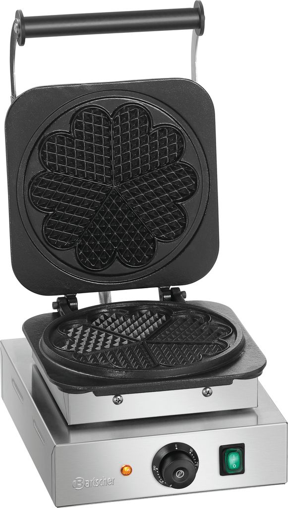 Waffeleisen Herzform Ø 210 mm Waffel, 16 mm hoch, Produktbild 