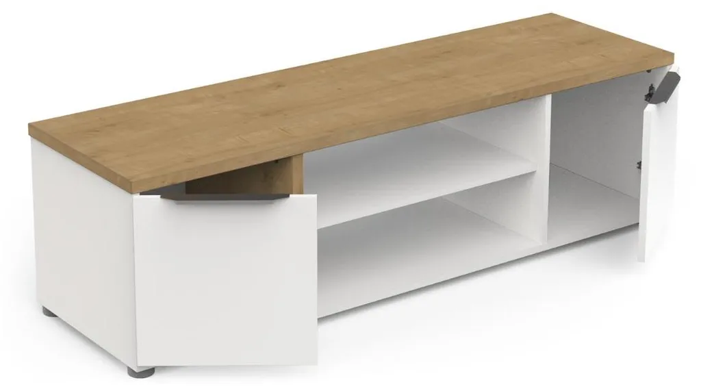 Meuble TV de Salon 135 cm ACCESS pour Ranger Consoles et Accessoires