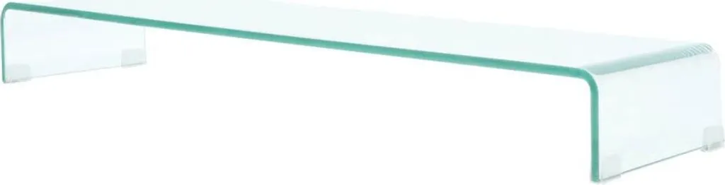 Support TV vidaXL en verre trempé 100x30 cm - Épaisseur 12mm Haute Qualité