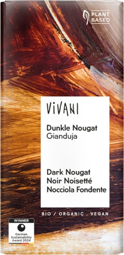 Vivani 285916, Tmavá čokoláda, 100 g, 2419 kJ, 582 kcal, Obrázek produktu 