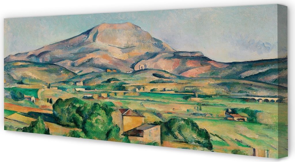 Leinwandbild 125x50 Wandkunst Kunst Wiese mit Blick nach oben