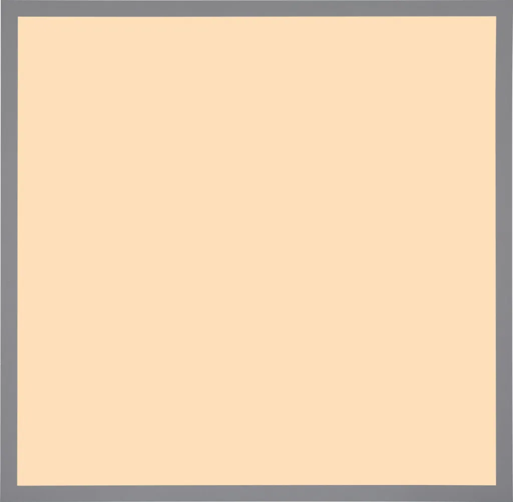 Plafonnier LED 45 cm gris opale avec diffuseur anti-éblouissement