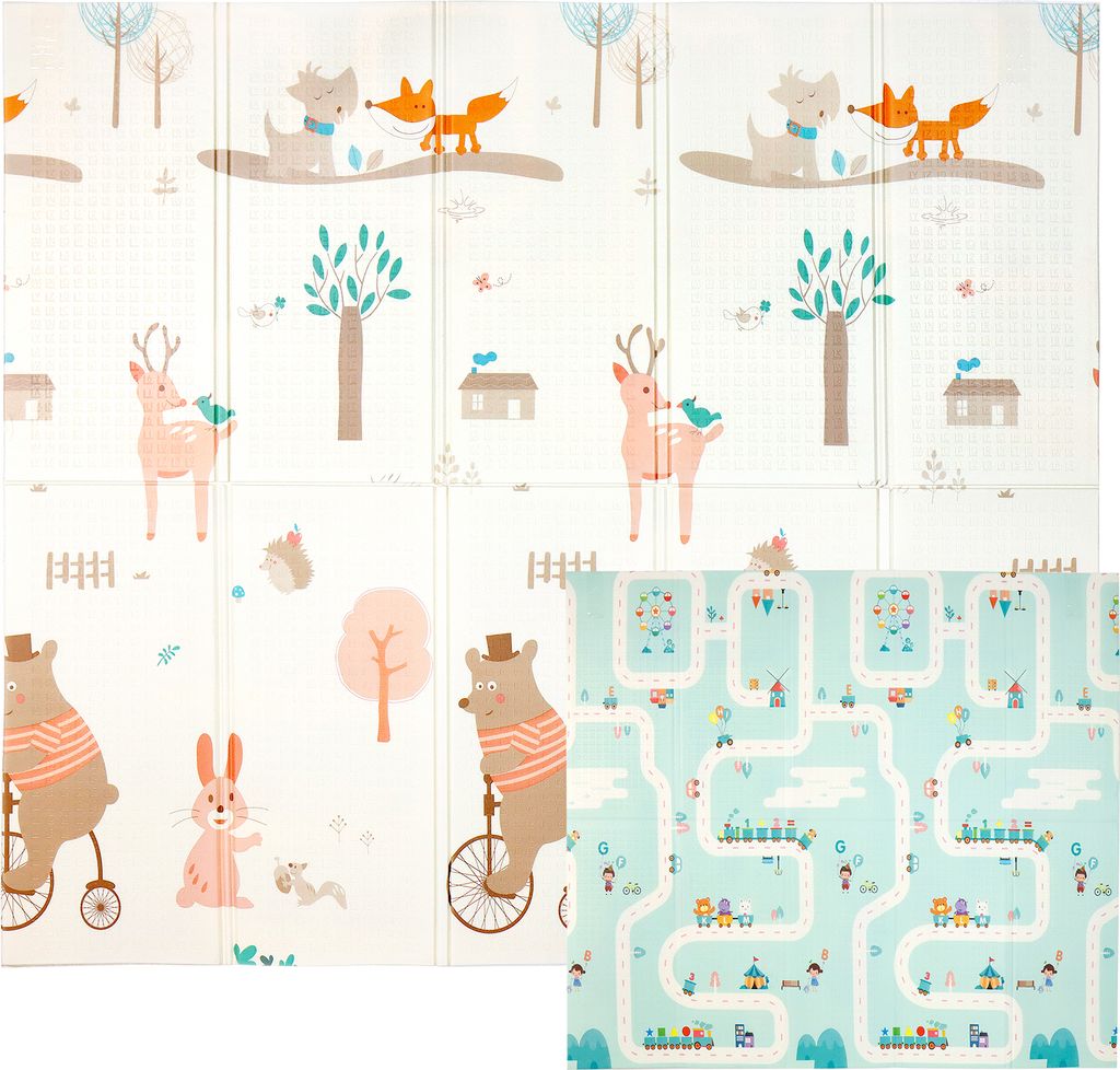 CCLIFE Krabbelmatte Spielmatte Baby Schadstofffrei Faltbar Produktbild