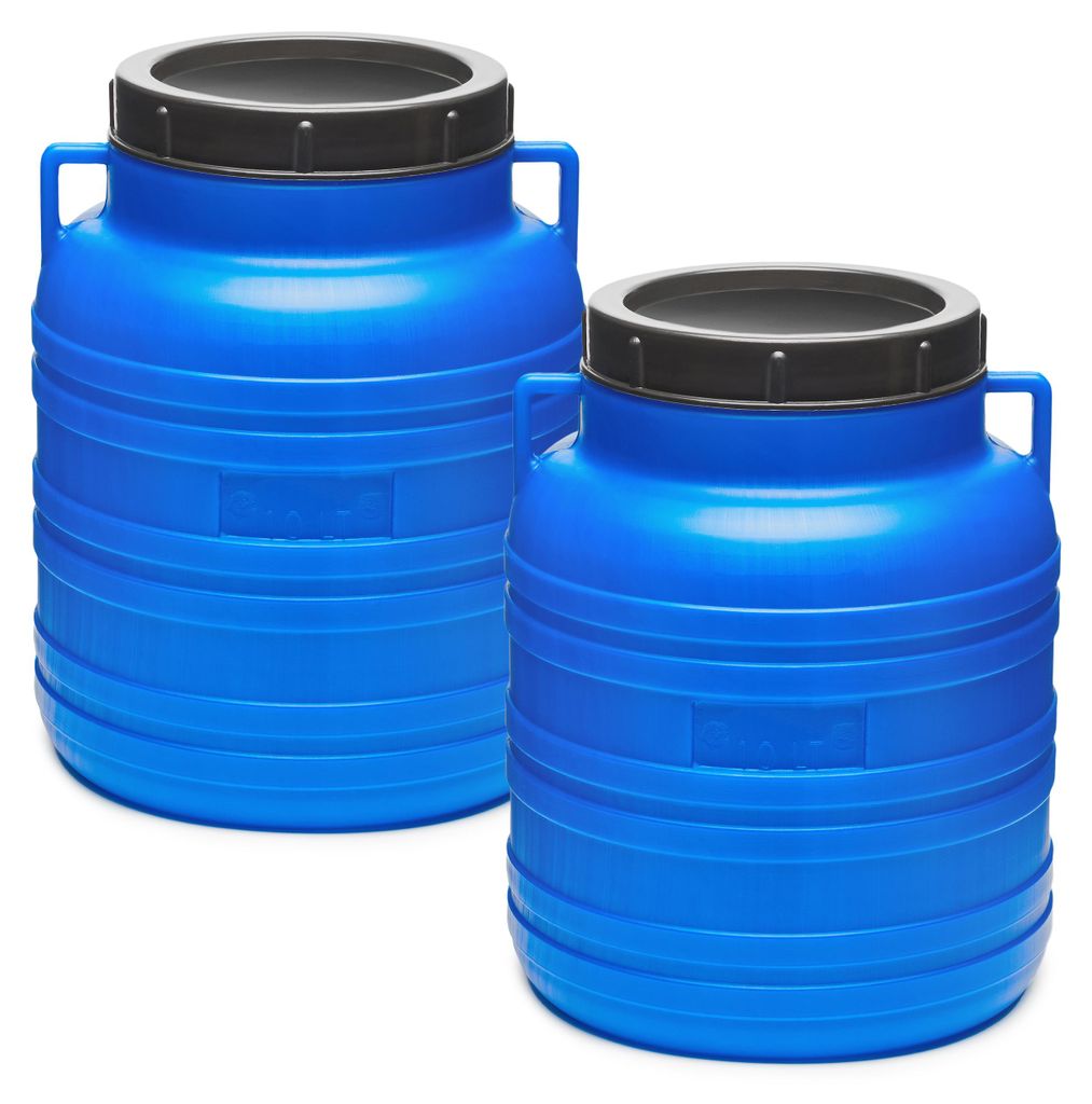 Garronda Set 2x 10 Liter Weithalsfass BPA-frei Futtertonne Produktbild 