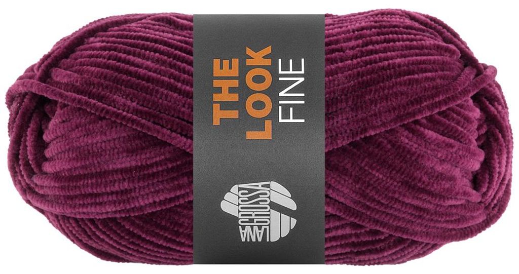 Lana Grossa - The Look Fine 0110 bordeaux Produktbild 