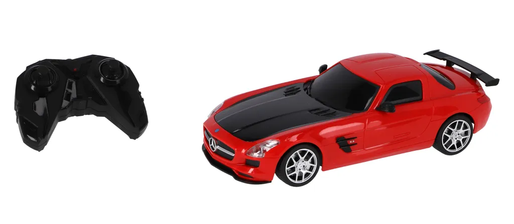 Voiture télécommandée de course Mercedes-Benz 1:16 rouge pour enfant