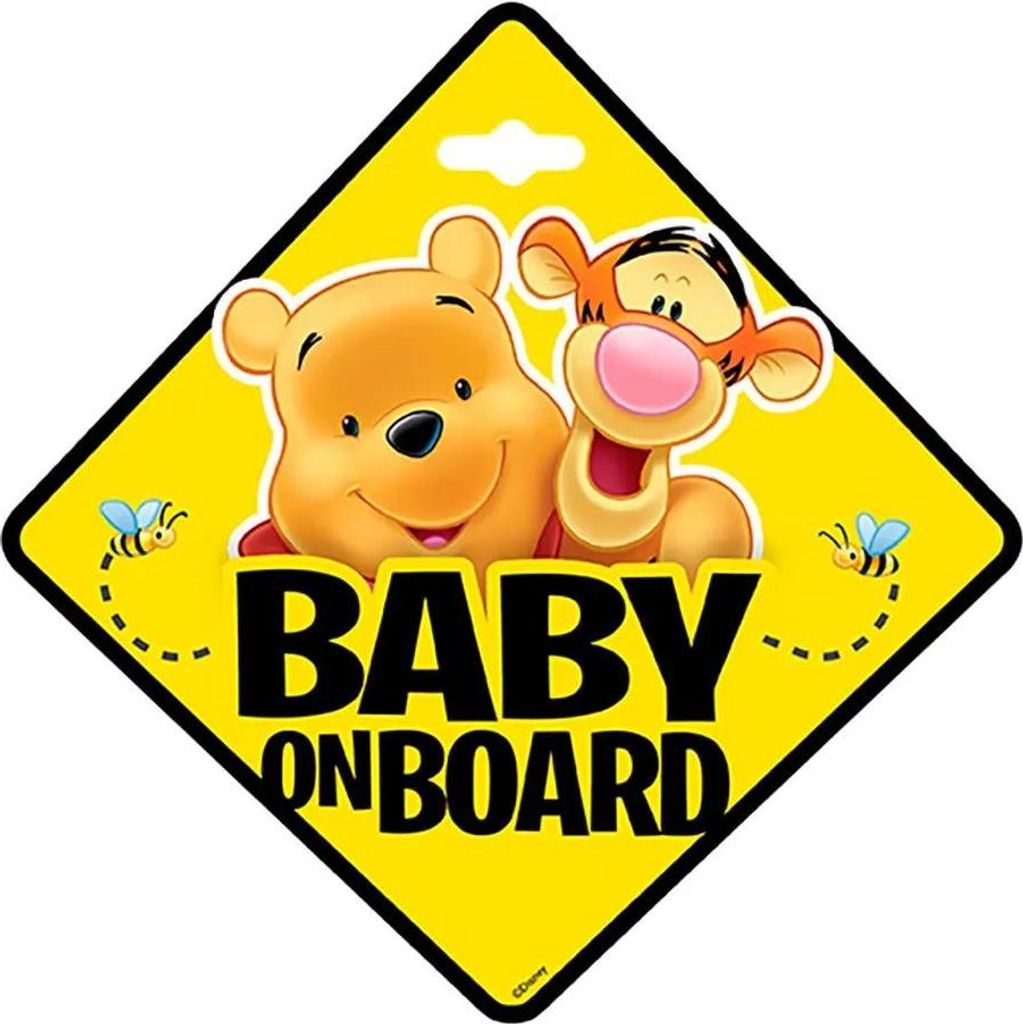 Tabuľka Baby On Board, Kubuš Púchatek Obrázok produktu 