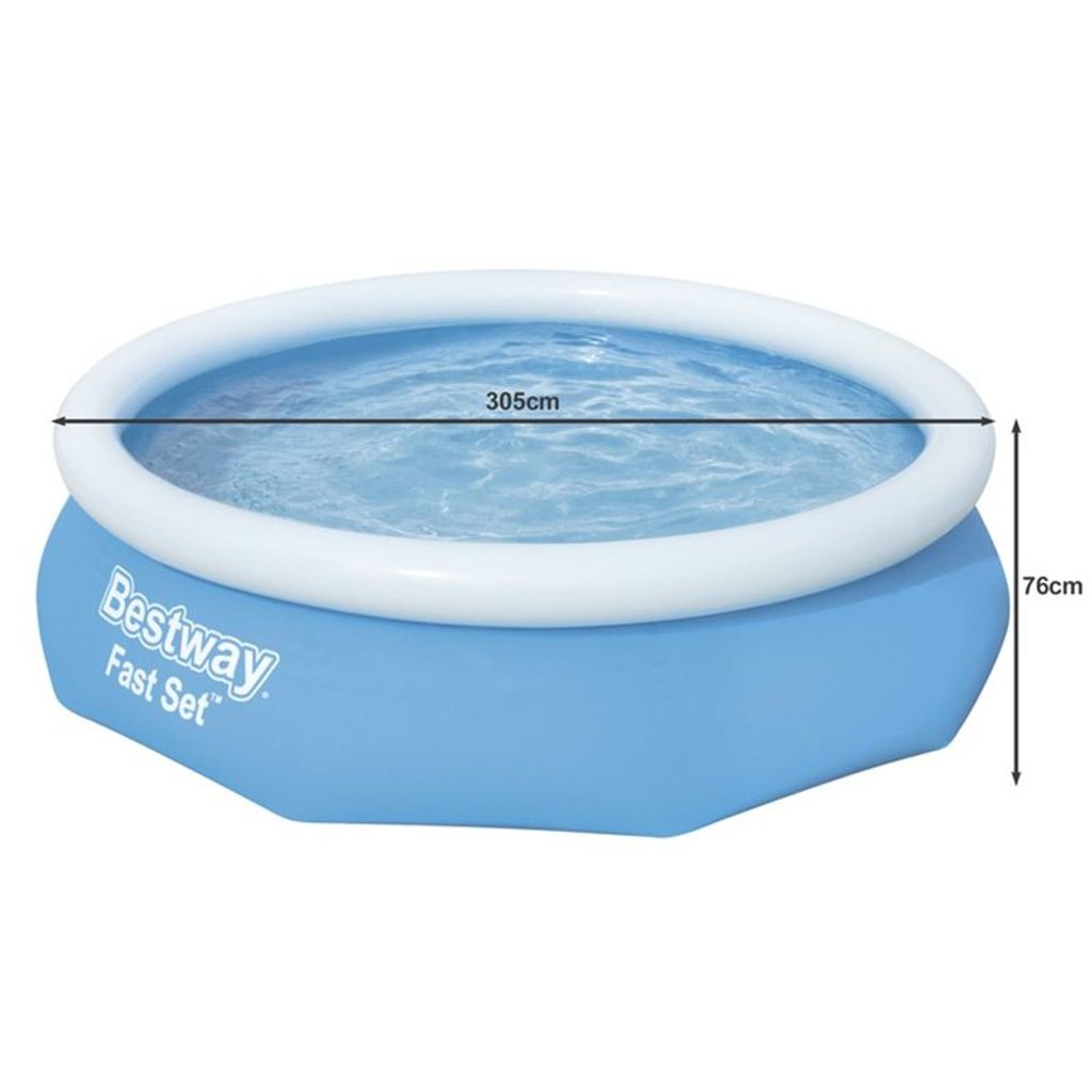Bestway Fast Set Aufblasbarer Swimmingpool Rund 305x76 cm Produktbild 45