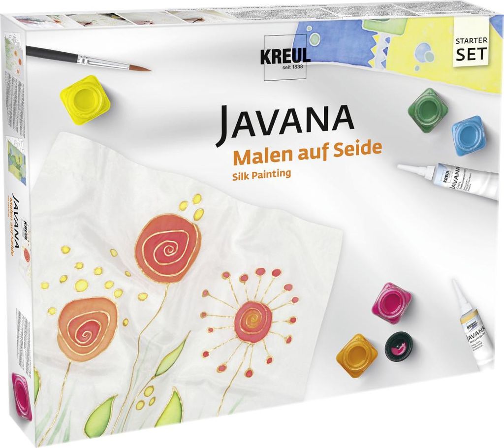 KREUL Seidenmalfarbe JAVANA Seidenmalkasten Produktbild 