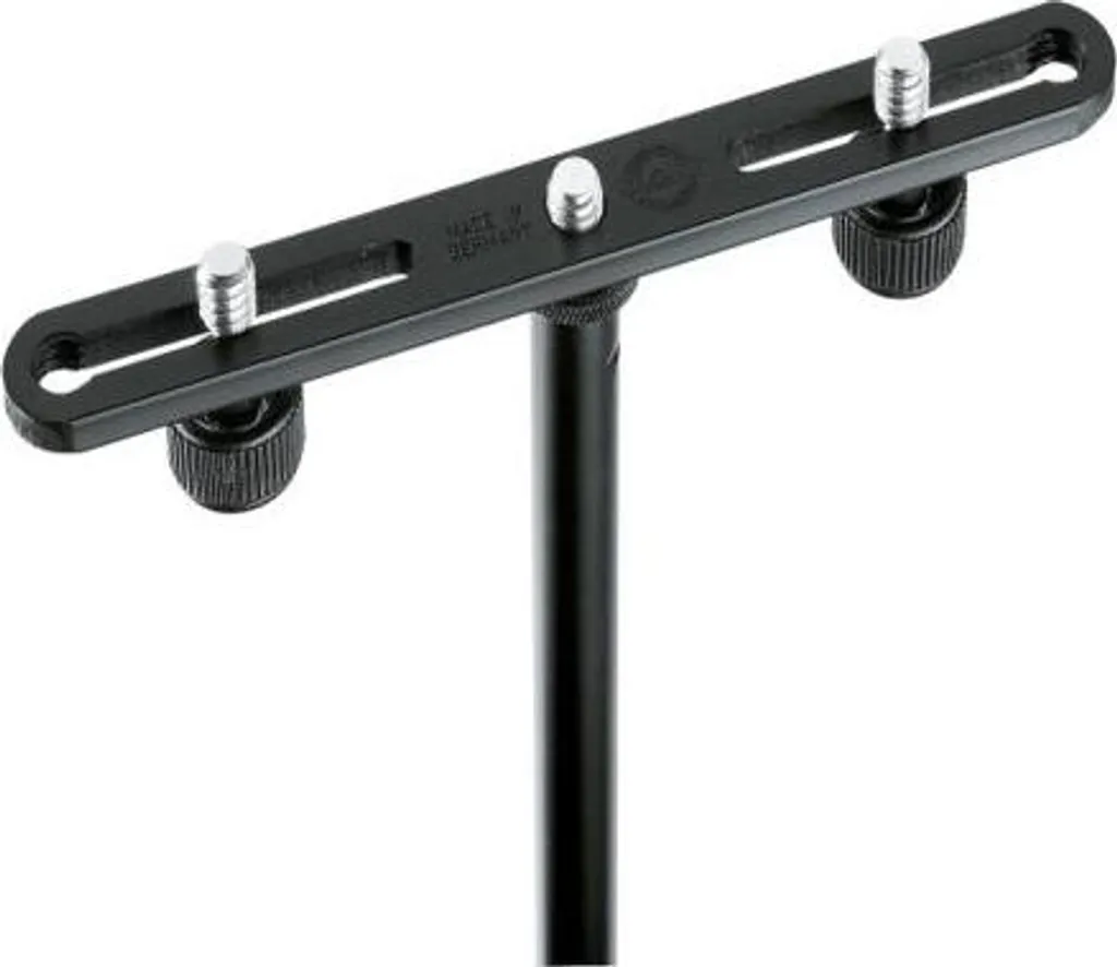 K&M 23550 Stereo Bar avec Adaptateur Rode Pivot pour Micros de Studio