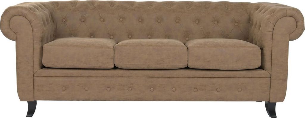 Sofa Home ESPRIT Braun Vintage 199 X 82 X 76 CM 196 X 81 X 76 CM