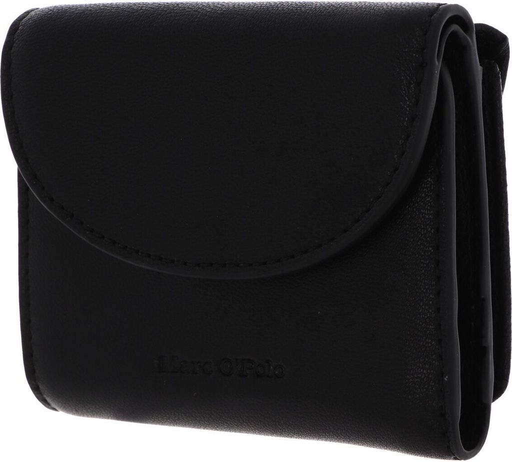 Marc O'Polo Leder Geldbörse Leila Combi Wallet Black schwarz