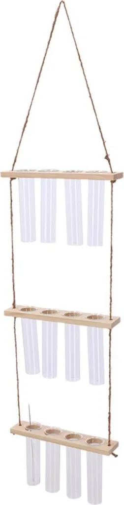 Présentoir tubes à essai grande taille 70 cm pour stockage sécurisé