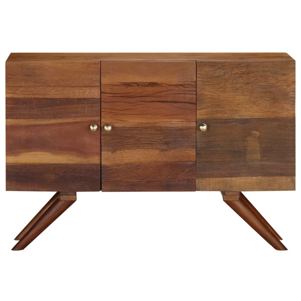 vidaXL Sideboard Braun Altholz Massiv 110x30x75 cm Produktbild 