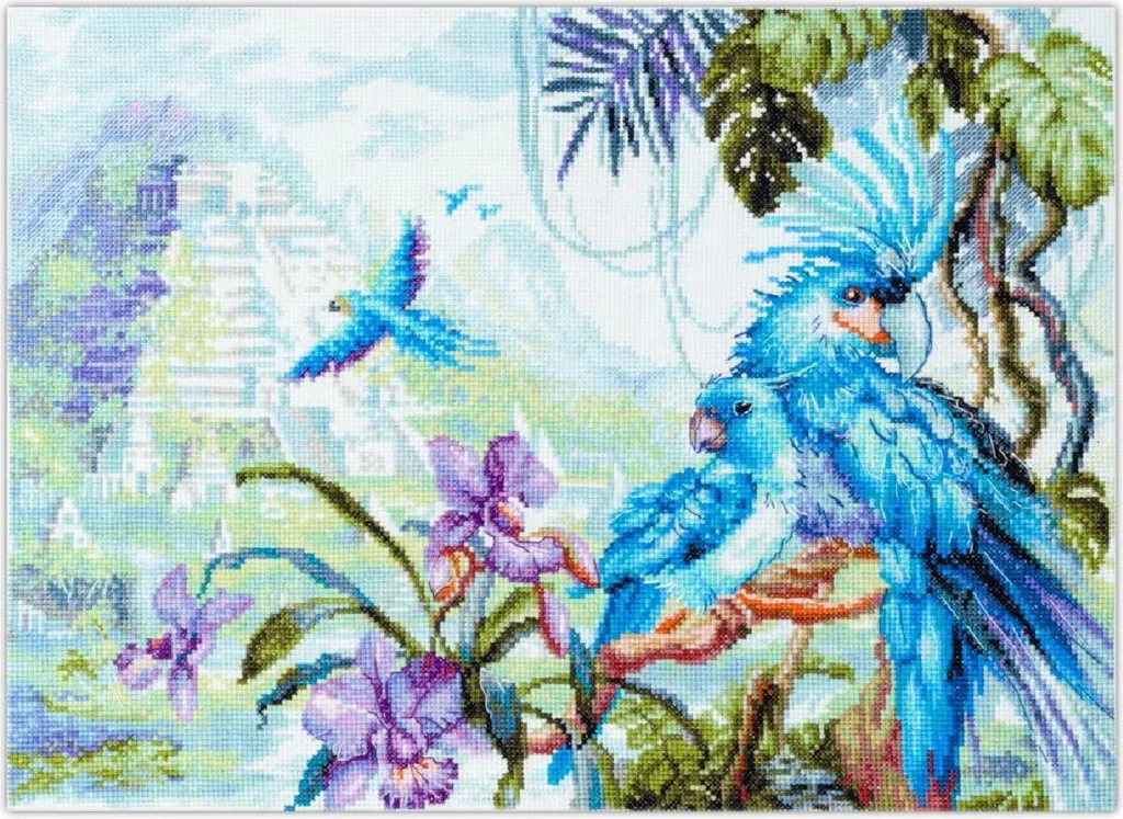 Broderie Facile : Kit Aiguille Magique Lost World Zweigart 40x30cm
