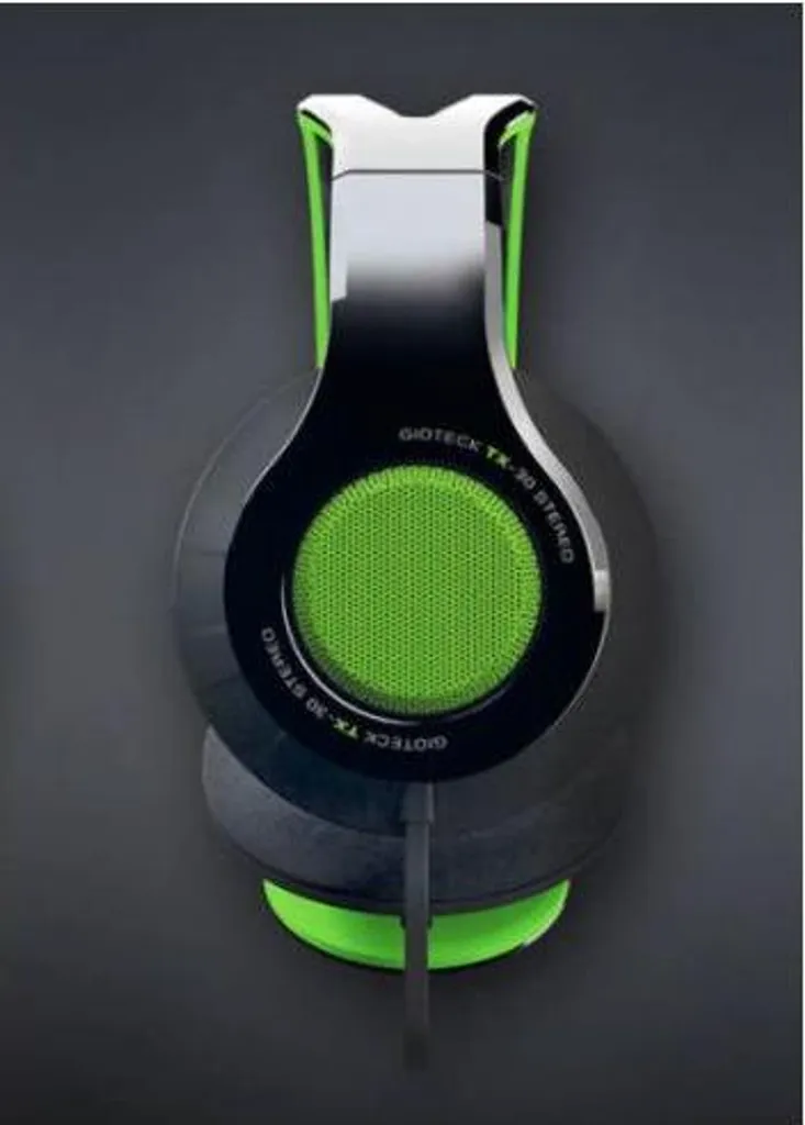 Casque Gaming Gioteck TX-30 Vert avec Microphone et Arceau Confortable