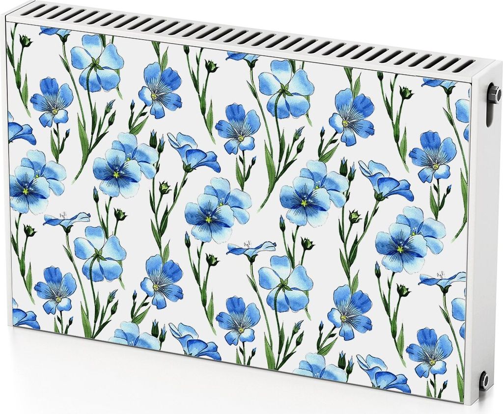 Blumenstrauß – Magnetische Heizkörperabdeckung – 90x60 cm – Magnet Heizkörperabdeckung – 3D Würfel – Heizkörperverkleidung – Magne...