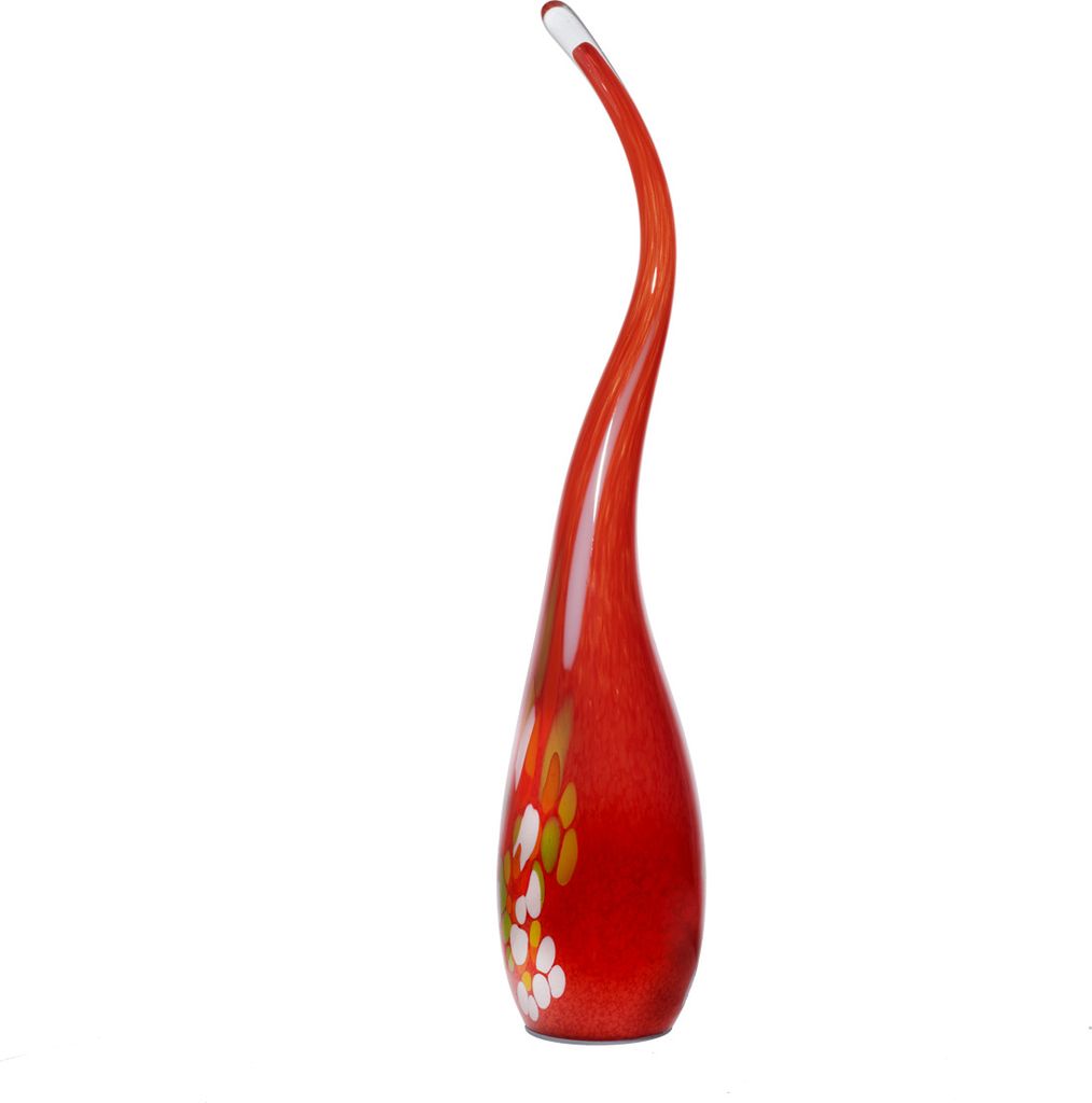 Glasskulptur Flamme 43cm