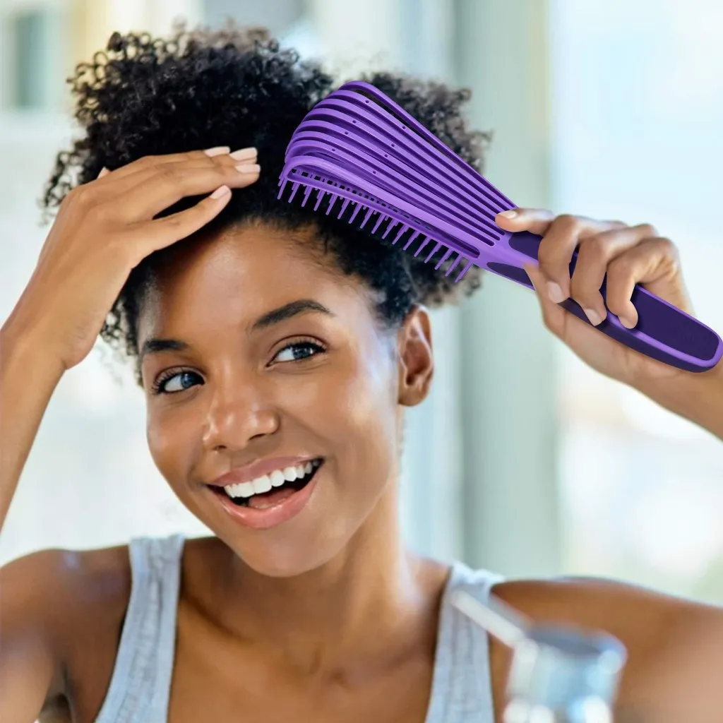 Démêlage sans Casse Brosse Afro 3a-4c Solution Cheveux Texturés - 5